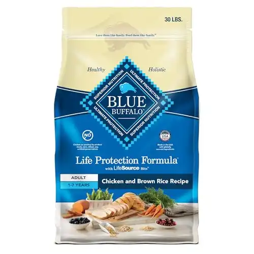 Blue Buffalo Life Protection Formula Adult Dry Dog Food, 30 lb Bag