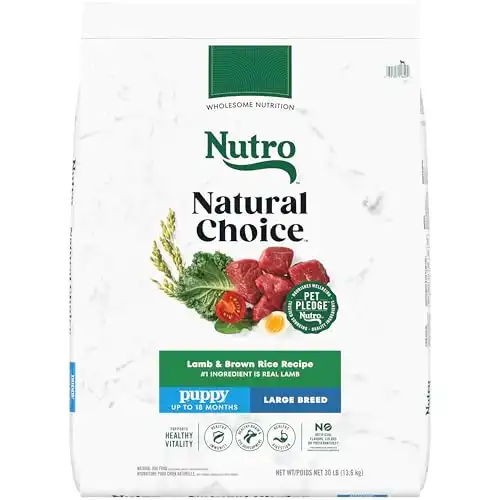 Nutro Natural Choice Large Breed Puppy Lamb & Brown Rice Recipe
