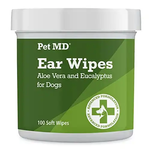 Pet MD - Dog Ear Cleaner Wipes (100 count)